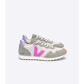 Women's Veja SDU REC ALVEOMESH Running Shoes White/Grey | ZA 434XYU